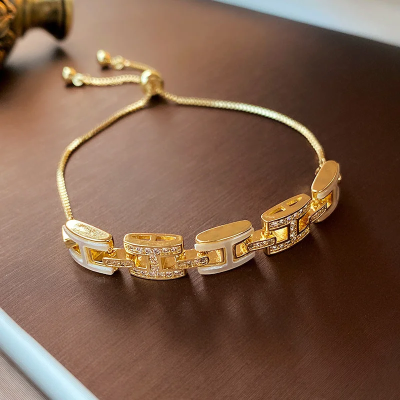 Bracelets-Gold (Real Gold Plating)