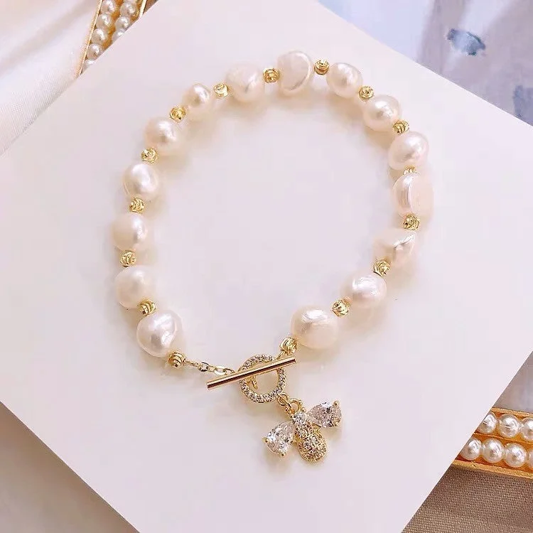 18# Gold (Freshwater Pearl).