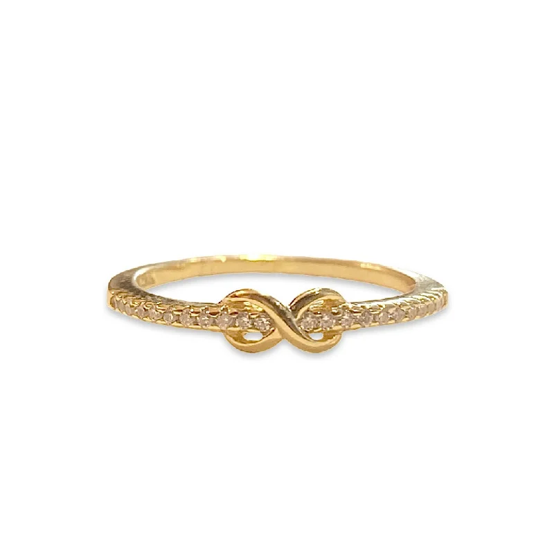 women’s birthstone rings-women’s birthstone rings-Noelia Infinity Stackable Ring