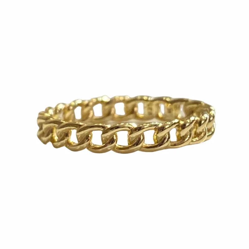 women’s wide band rings-women’s wide band rings-Noelia Chain Link Ring