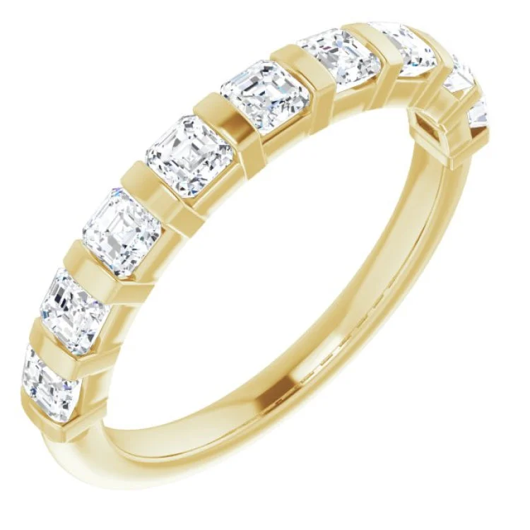 women’s eternity rings-women’s eternity rings-14K Yellow 9/10 CTW Natural Diamond Anniversary Band