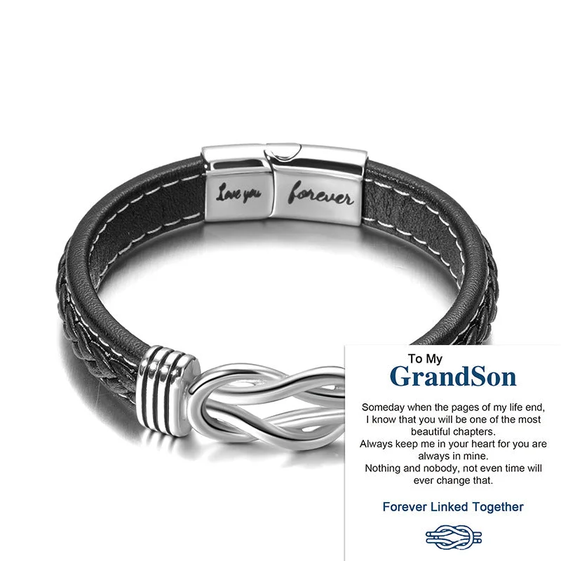 Engraved Love My Grandson + Grandson Card (2)