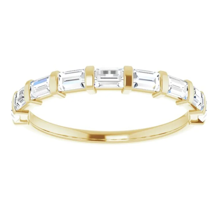 women’s anniversary rings-women’s anniversary rings-14K Yellow 5/8 CTW Natural Diamond Anniversary Band