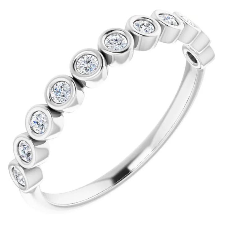 women’s eternity bands-women’s eternity bands-Platinum 1/5 CTW Natural Diamond Anniversary Band