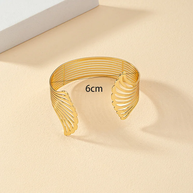 women’s trendy bracelets-1 Piece Fashion Sector Alloy Plating Hollow Out Women's Bangle