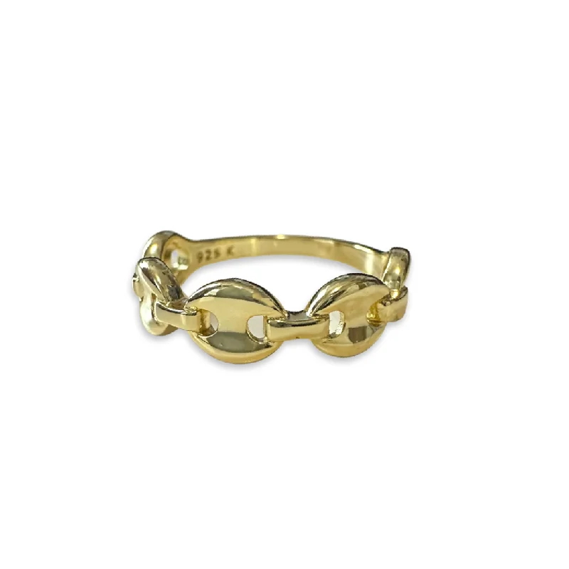 women’s eternity bands-women’s eternity bands-Button Gucci Chain Ring