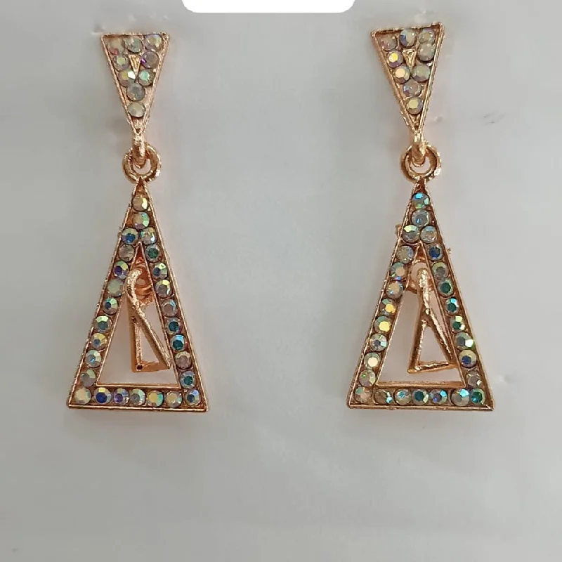 women’s stud earrings-Khushboo Jewellers Austrian Stone Dangler Earrings