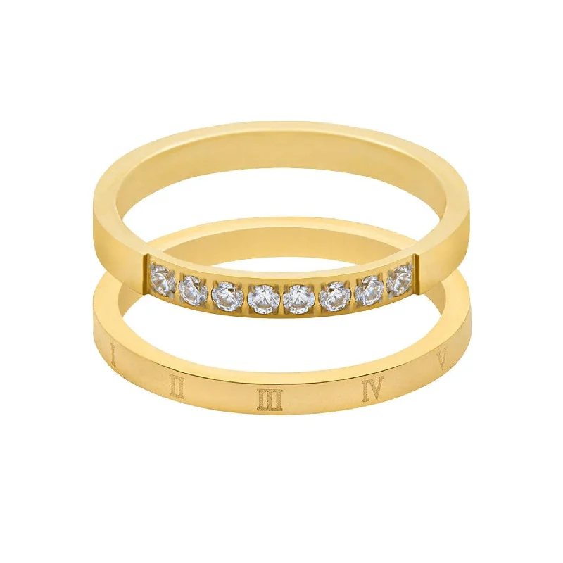 women’s luxury rings-women’s luxury rings-Delphine Ring Pair