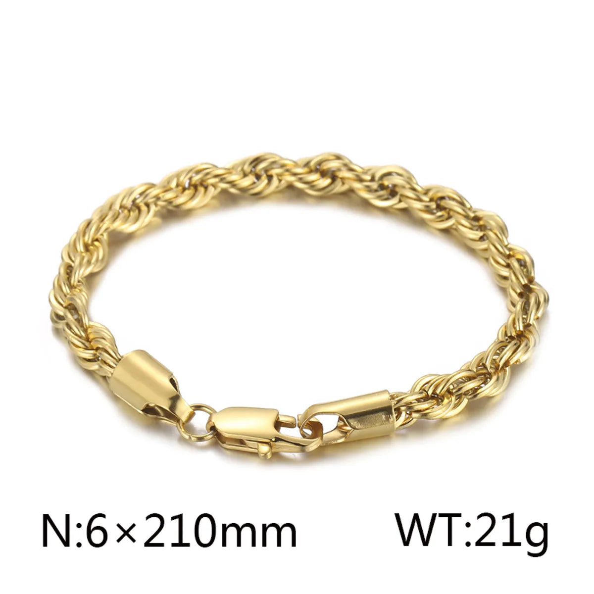 Gold 6mm21cm