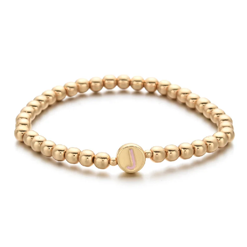 E414-Gold Cross Bracelet-KN0248-JE0090J